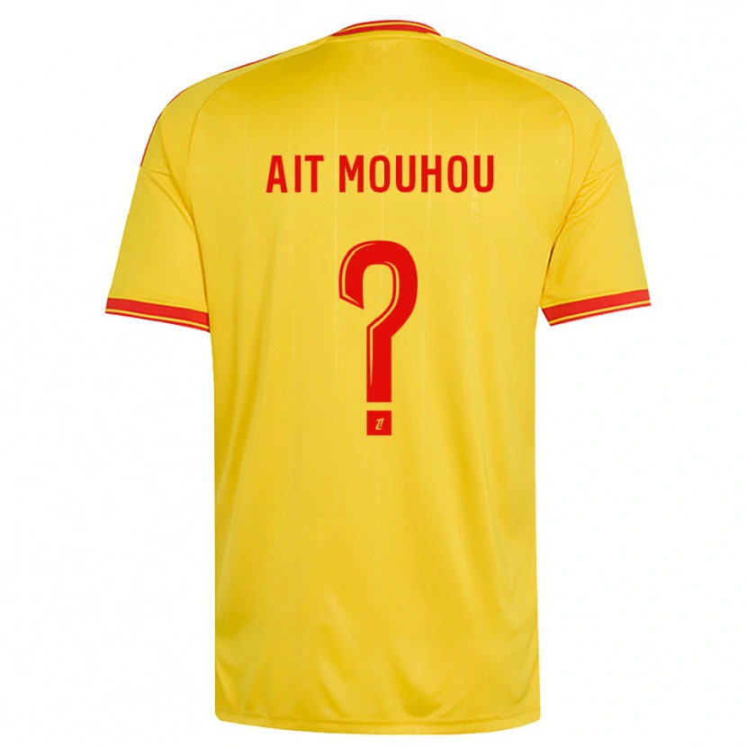 Danxen Män Nassim Ait Mouhou #0 Guld Orange Röd Hemmatröja Matchtröjor 2026/27 Tröjor T-Tröja