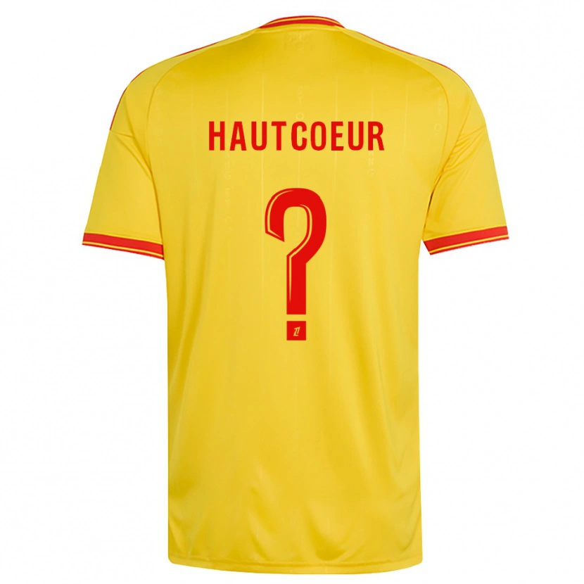 Danxen Män Agathe Hautcoeur #0 Guld Orange Röd Hemmatröja Matchtröjor 2026/27 Tröjor T-Tröja