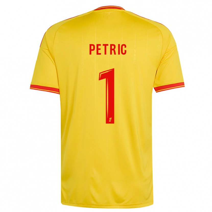 Danxen Män Denis Petric #1 Guld Orange Röd Hemmatröja Matchtröjor 2026/27 Tröjor T-Tröja