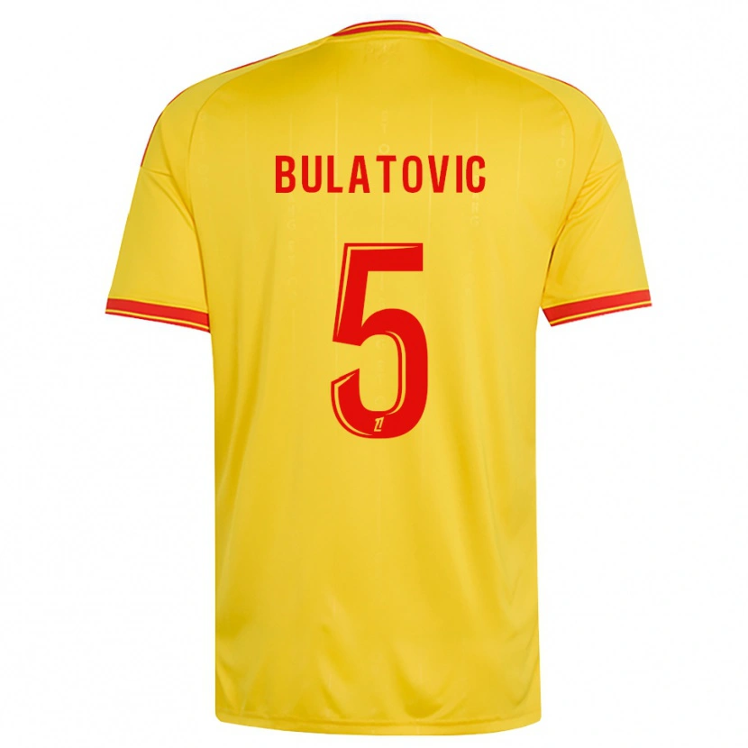 Danxen Män Andrija Bulatovic #5 Guld Orange Röd Hemmatröja Matchtröjor 2026/27 Tröjor T-Tröja