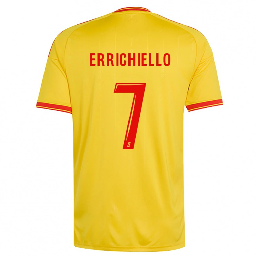 Danxen Män Giovan Errichiello #7 Guld Orange Röd Hemmatröja Matchtröjor 2026/27 Tröjor T-Tröja