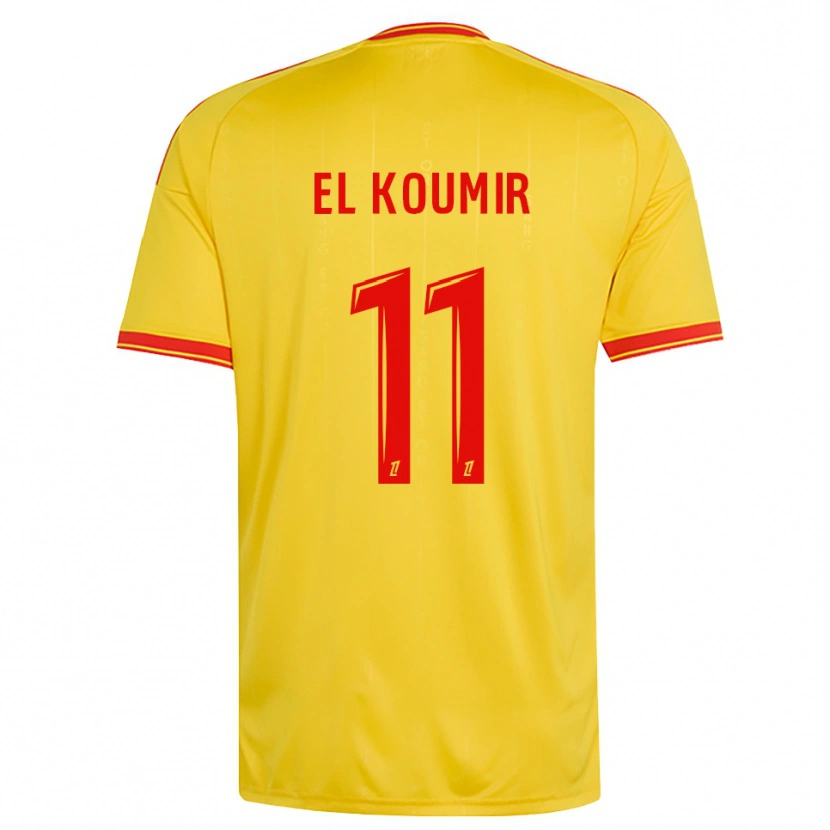 Danxen Män Kaîna El Koumir #11 Guld Orange Röd Hemmatröja Matchtröjor 2026/27 Tröjor T-Tröja