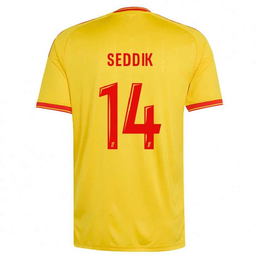 Danxen Män Mohamed Seddik #14 Guld Orange Röd Hemmatröja Matchtröjor 2026/27 Tröjor T-Tröja