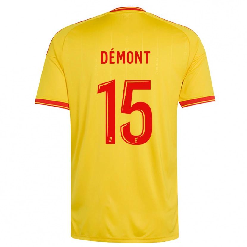 Danxen Män Ange Démont #15 Guld Orange Röd Hemmatröja Matchtröjor 2026/27 Tröjor T-Tröja