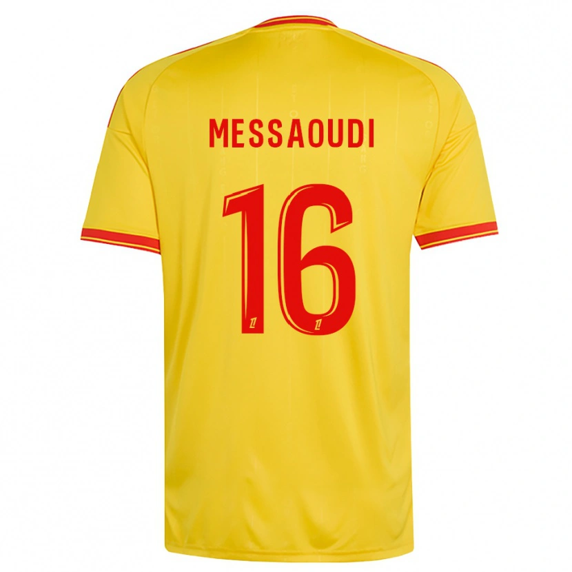 Danxen Män Fedwan Messaoudi #16 Guld Orange Röd Hemmatröja Matchtröjor 2026/27 Tröjor T-Tröja