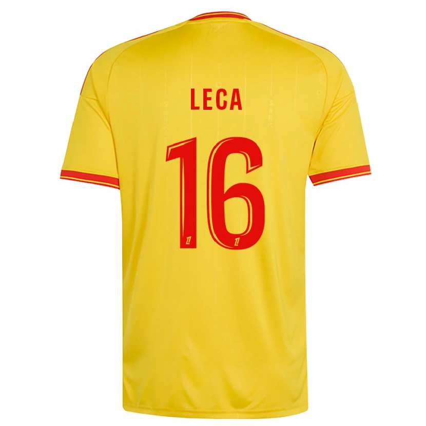 Danxen Män Jean-Louis Leca #16 Guld Orange Röd Hemmatröja Matchtröjor 2026/27 Tröjor T-Tröja