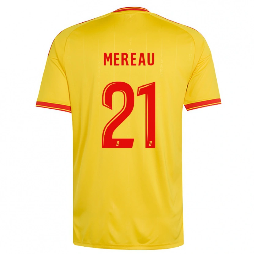 Danxen Män Alizée Mereau #21 Guld Orange Röd Hemmatröja Matchtröjor 2026/27 Tröjor T-Tröja