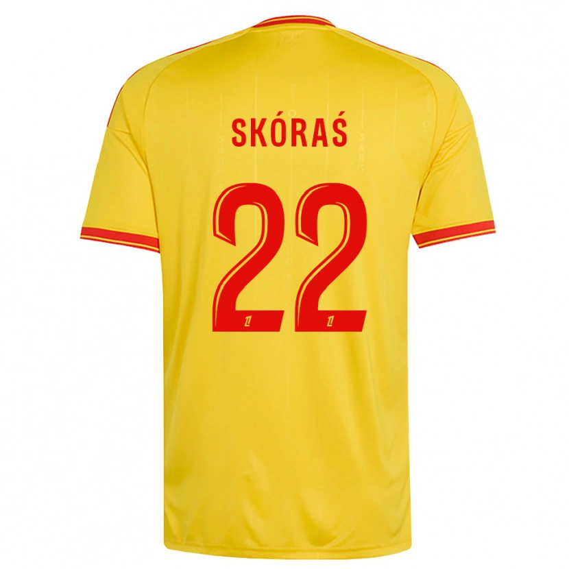 Danxen Män Michal Skoras #22 Guld Orange Röd Hemmatröja Matchtröjor 2026/27 Tröjor T-Tröja