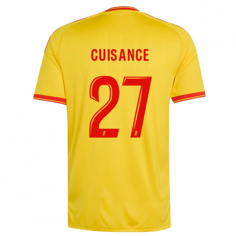 Danxen Män Michaël Cuisance #27 Guld Orange Röd Hemmatröja Matchtröjor 2026/27 Tröjor T-Tröja