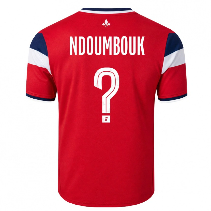 Danxen Män Marlyse Ngo Ndoumbouk #0 Röd Vit Kunglig Blå Hemmatröja Matchtröjor 2026/27 Tröjor T-Tröja