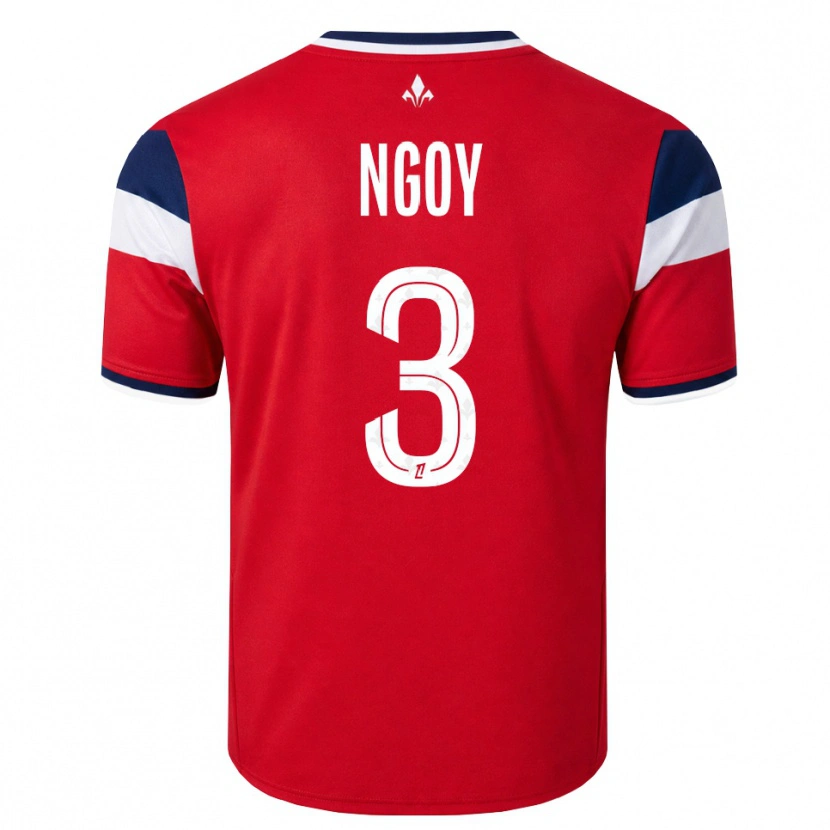 Danxen Män Nathan Ngoy #3 Röd Vit Kunglig Blå Hemmatröja Matchtröjor 2026/27 Tröjor T-Tröja