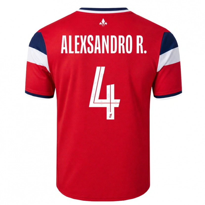 Danxen Män Alexsandro Victor De Souza Ribeiro #4 Röd Vit Kunglig Blå Hemmatröja Matchtröjor 2026/27 Tröjor T-Tröja