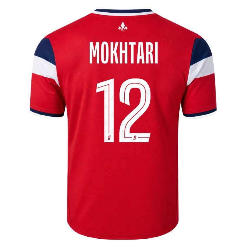 Danxen Män Brahim Mokhtari #12 Röd Vit Kunglig Blå Hemmatröja Matchtröjor 2026/27 Tröjor T-Tröja