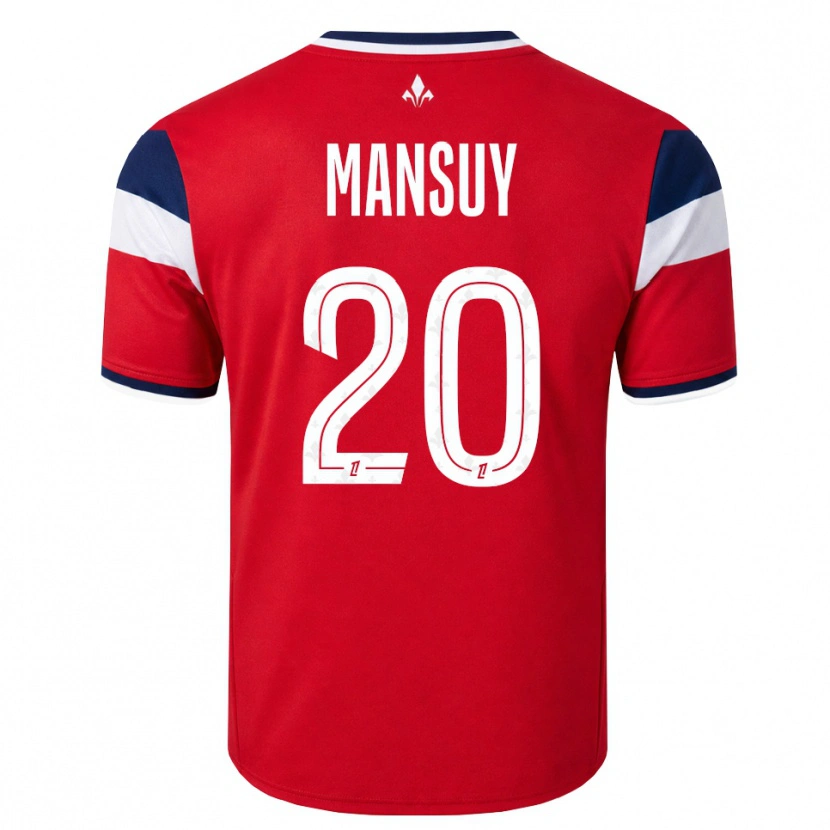 Danxen Män Heloise Mansuy #20 Röd Vit Kunglig Blå Hemmatröja Matchtröjor 2026/27 Tröjor T-Tröja