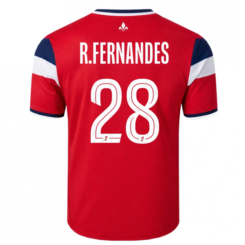 Danxen Män Rafael Fernandes #28 Röd Vit Kunglig Blå Hemmatröja Matchtröjor 2026/27 Tröjor T-Tröja