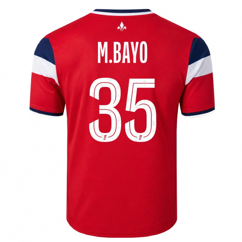 Danxen Män Mohamed Bayo #35 Röd Vit Kunglig Blå Hemmatröja Matchtröjor 2026/27 Tröjor T-Tröja