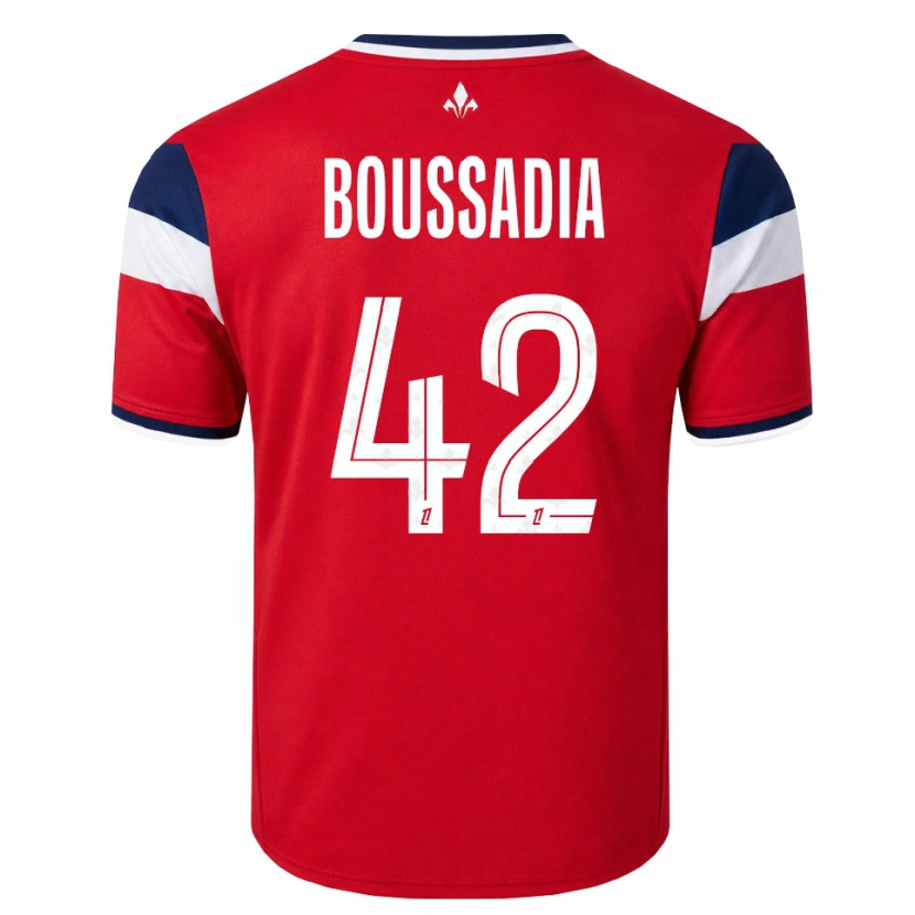 Danxen Män Saad Boussadia #42 Röd Vit Kunglig Blå Hemmatröja Matchtröjor 2026/27 Tröjor T-Tröja