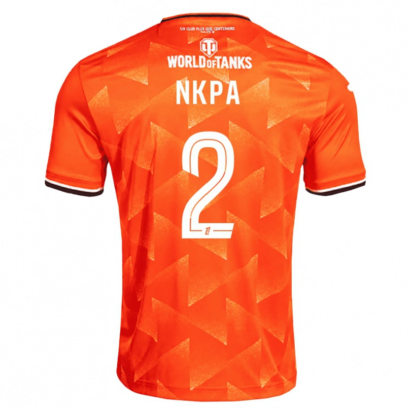 Danxen Män Elie Nkpa #2 Orange Vit Svart Hemmatröja Matchtröjor 2026/27 Tröjor T-Tröja