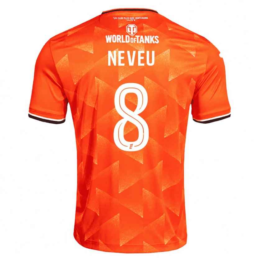 Danxen Män Tom Neveu #8 Orange Vit Svart Hemmatröja Matchtröjor 2026/27 Tröjor T-Tröja