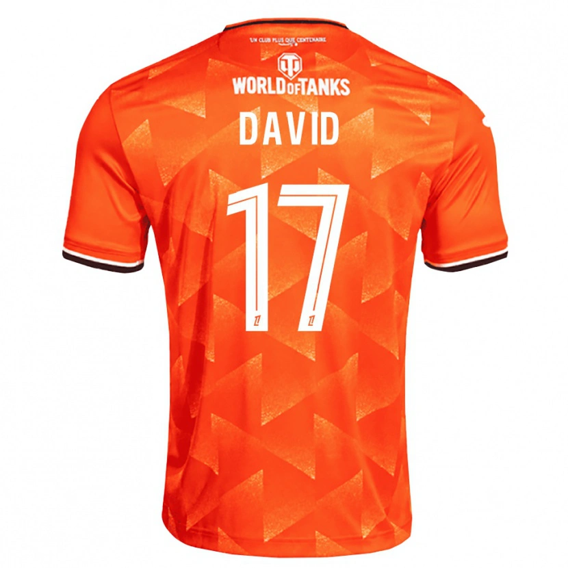 Danxen Män Dune David #17 Orange Vit Svart Hemmatröja Matchtröjor 2026/27 Tröjor T-Tröja