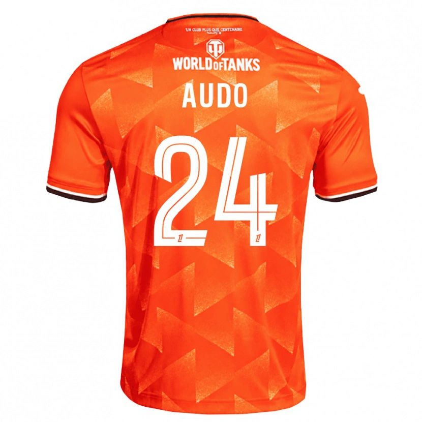 Danxen Män Noémie Audo #24 Orange Vit Svart Hemmatröja Matchtröjor 2026/27 Tröjor T-Tröja