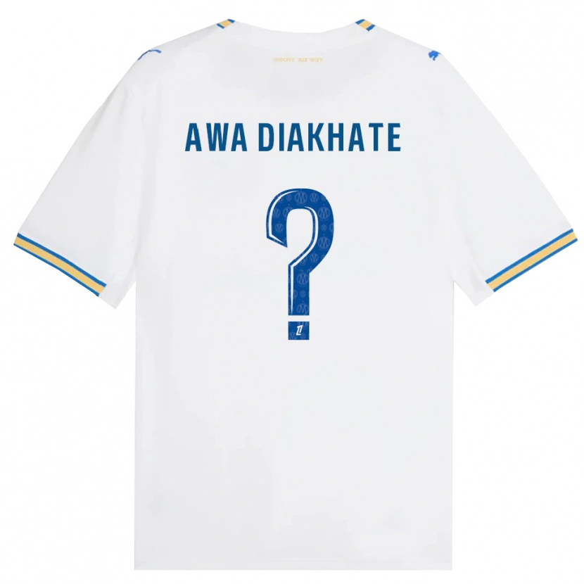 Danxen Män Ndeye Awa Diakhate #0 Dodgerblå Vit Hemmatröja Matchtröjor 2026/27 Tröjor T-Tröja