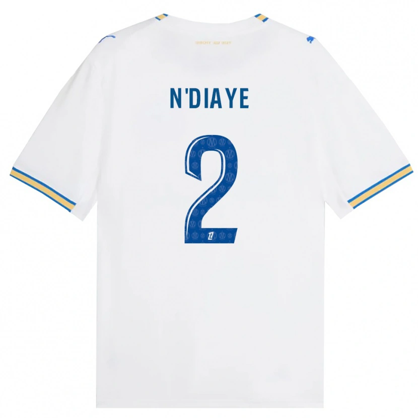 Danxen Män Osmane N'diaye #2 Dodgerblå Vit Hemmatröja Matchtröjor 2026/27 Tröjor T-Tröja