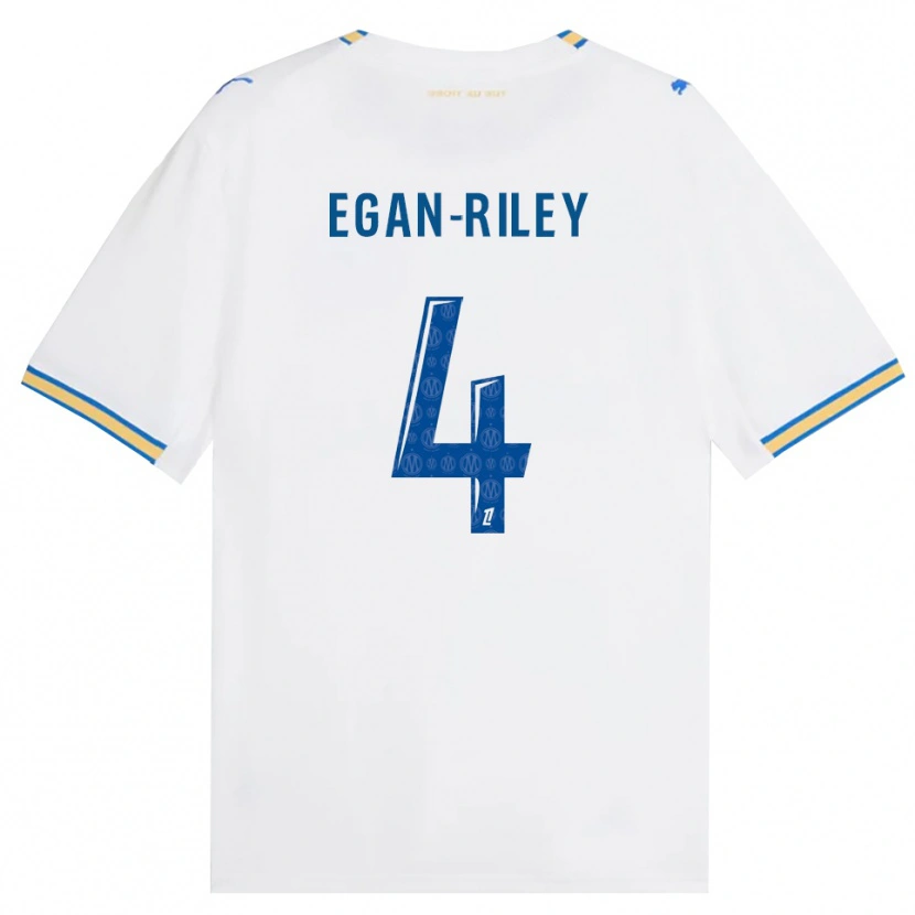 Danxen Män Cj Egan-Riley #4 Dodgerblå Vit Hemmatröja Matchtröjor 2026/27 Tröjor T-Tröja