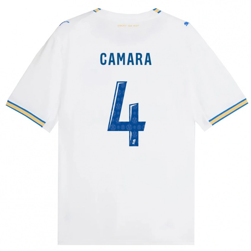 Danxen Män Fodé Camara #4 Dodgerblå Vit Hemmatröja Matchtröjor 2026/27 Tröjor T-Tröja