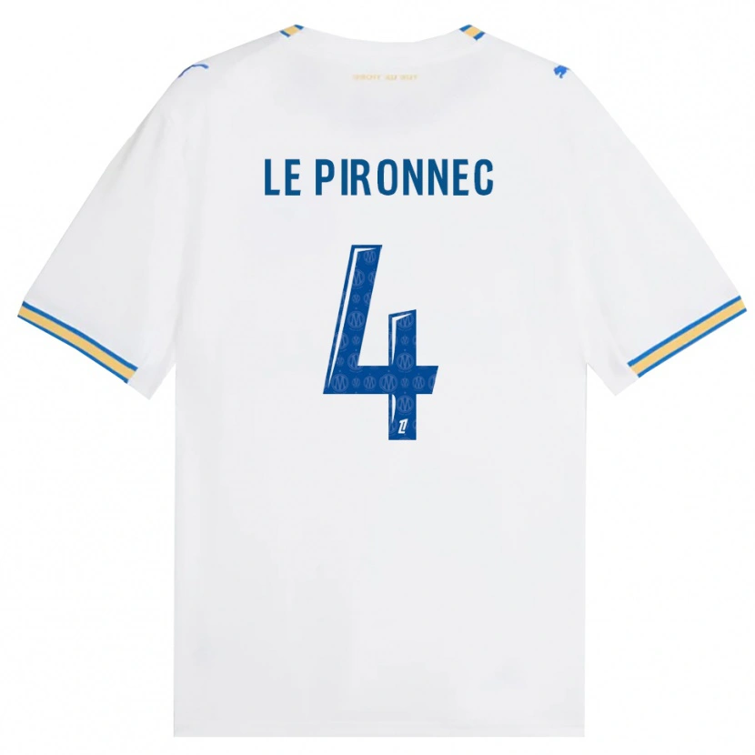Danxen Män Kélian Le Pironnec #4 Dodgerblå Vit Hemmatröja Matchtröjor 2026/27 Tröjor T-Tröja