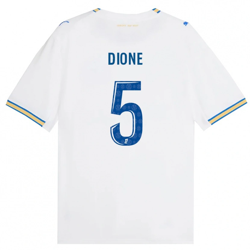 Danxen Män Babacar Dioné #5 Dodgerblå Vit Hemmatröja Matchtröjor 2026/27 Tröjor T-Tröja