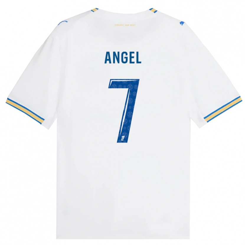 Danxen Män Angel Gomes #7 Dodgerblå Vit Hemmatröja Matchtröjor 2026/27 Tröjor T-Tröja