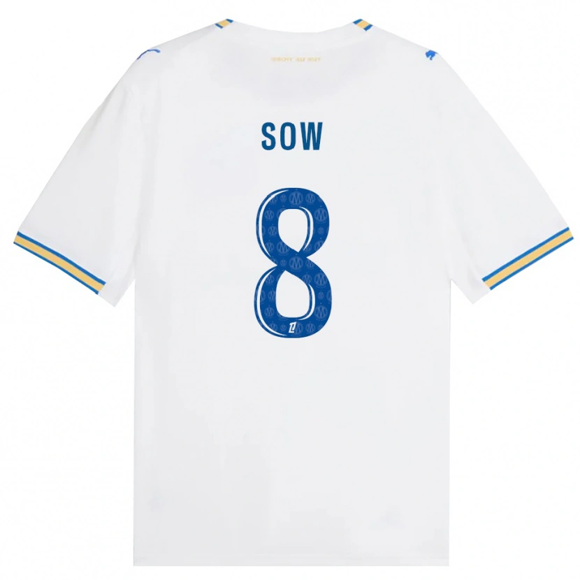 Danxen Män Mbayang Sow #8 Dodgerblå Vit Hemmatröja Matchtröjor 2026/27 Tröjor T-Tröja