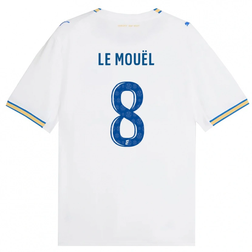 Danxen Män Margaux Le Mouël #8 Dodgerblå Vit Hemmatröja Matchtröjor 2026/27 Tröjor T-Tröja