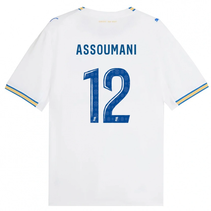 Danxen Män Saïfi Assoumani #12 Dodgerblå Vit Hemmatröja Matchtröjor 2026/27 Tröjor T-Tröja