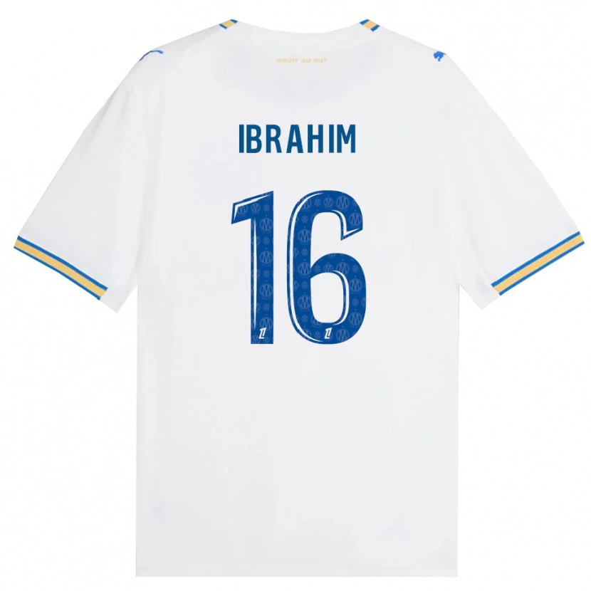 Danxen Män Ayman Ibrahim #16 Dodgerblå Vit Hemmatröja Matchtröjor 2026/27 Tröjor T-Tröja