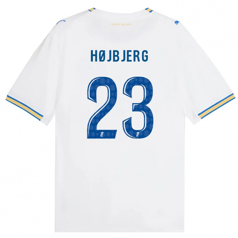 Danxen Män Pierre-Emile Højbjerg #23 Dodgerblå Vit Hemmatröja Matchtröjor 2026/27 Tröjor T-Tröja