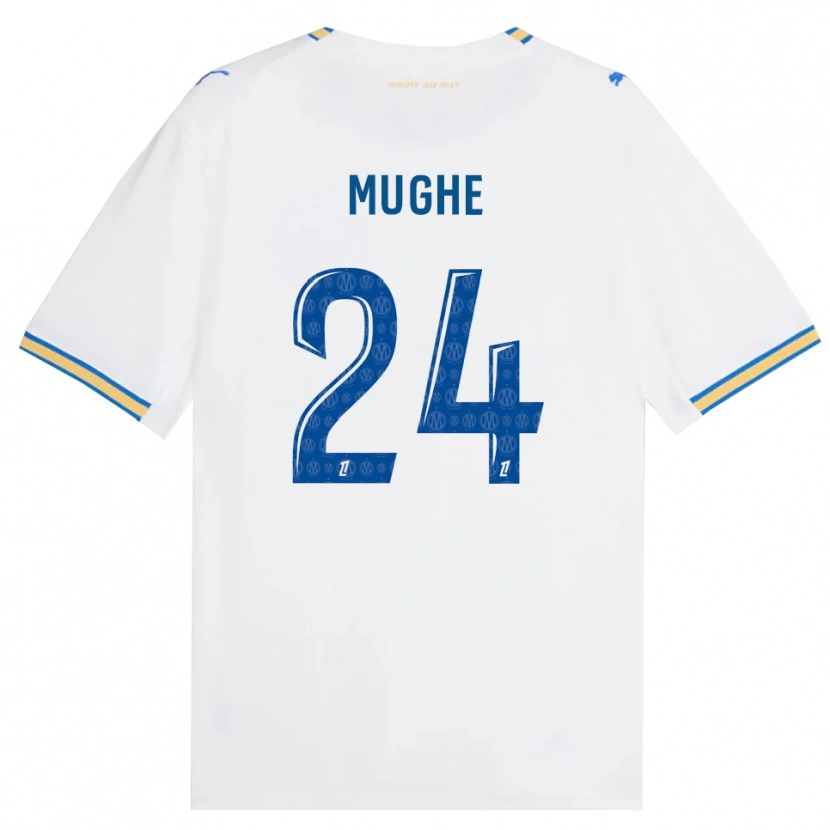 Danxen Män François Mughe #24 Dodgerblå Vit Hemmatröja Matchtröjor 2026/27 Tröjor T-Tröja