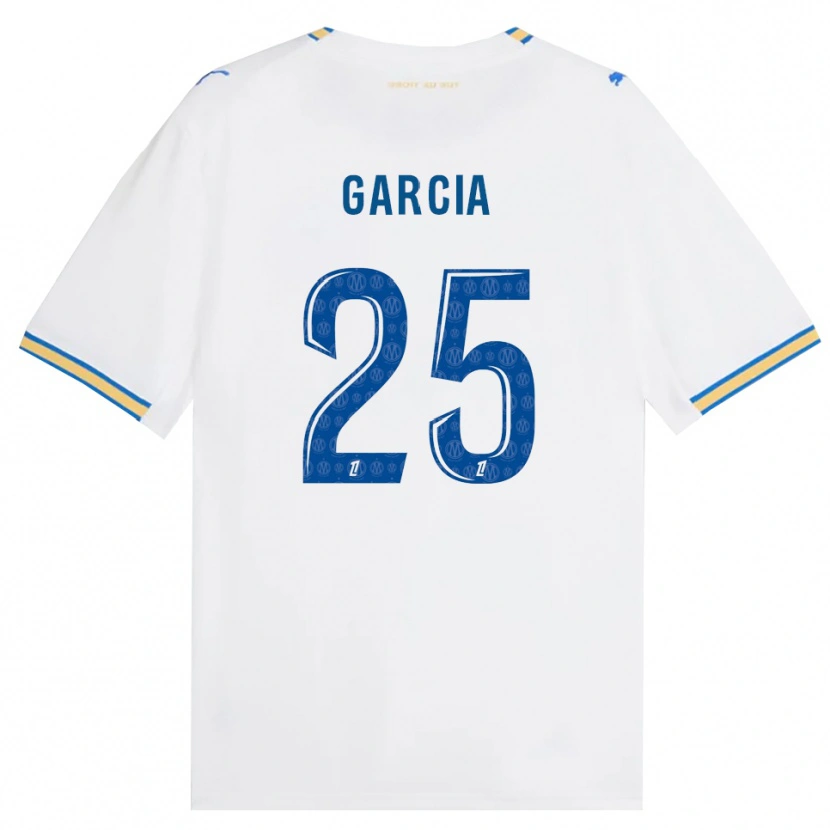 Danxen Män Ulisses Garcia #25 Dodgerblå Vit Hemmatröja Matchtröjor 2026/27 Tröjor T-Tröja