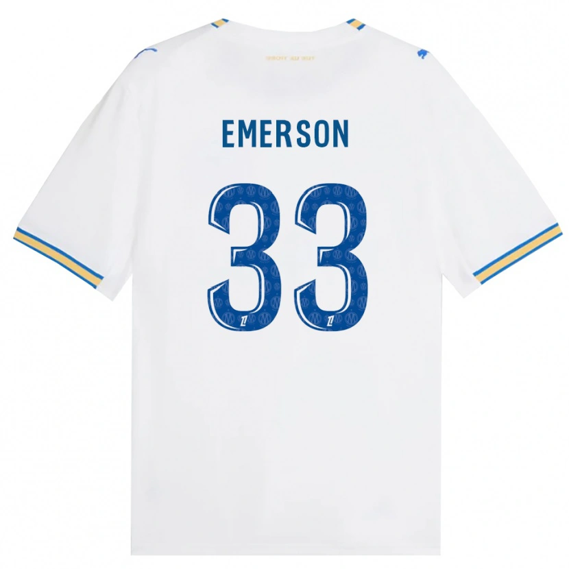 Danxen Män Emerson Palmieri Dos Santos #33 Dodgerblå Vit Hemmatröja Matchtröjor 2026/27 Tröjor T-Tröja