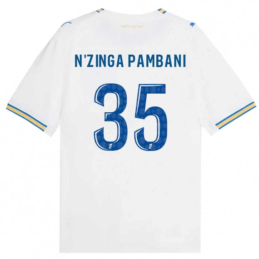 Danxen Män Pladi N'zinga Pambani #35 Dodgerblå Vit Hemmatröja Matchtröjor 2026/27 Tröjor T-Tröja