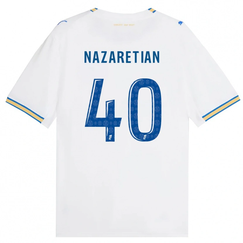 Danxen Män Manuel Nazaretian #40 Dodgerblå Vit Hemmatröja Matchtröjor 2026/27 Tröjor T-Tröja