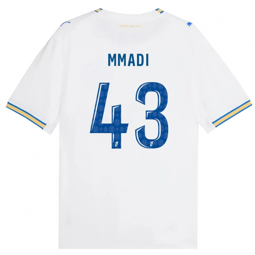 Danxen Män Tadjidine Mmadi #43 Dodgerblå Vit Hemmatröja Matchtröjor 2026/27 Tröjor T-Tröja