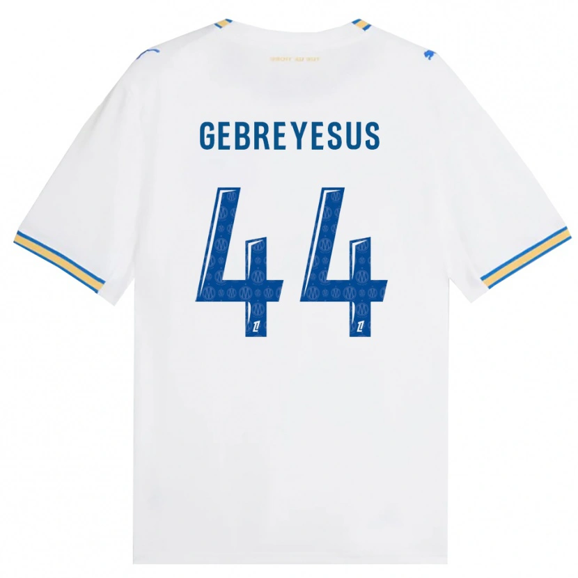 Danxen Män Esey Gebreyesus #44 Dodgerblå Vit Hemmatröja Matchtröjor 2026/27 Tröjor T-Tröja