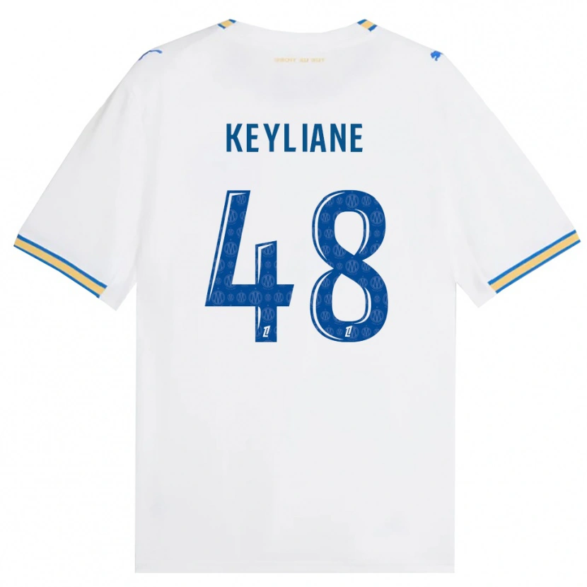 Danxen Män Keyliane Abdallah #48 Dodgerblå Vit Hemmatröja Matchtröjor 2026/27 Tröjor T-Tröja