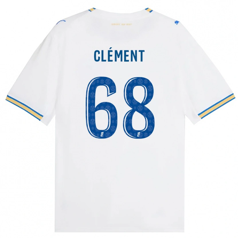 Danxen Män Mathis Clément #68 Dodgerblå Vit Hemmatröja Matchtröjor 2026/27 Tröjor T-Tröja