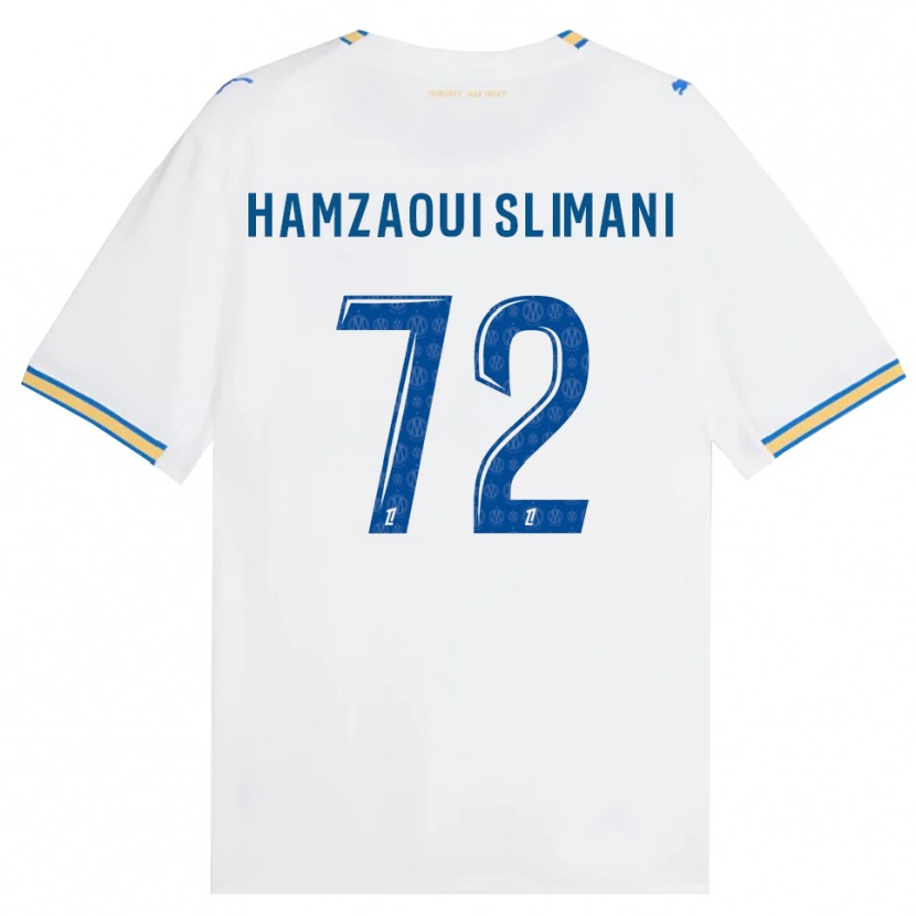 Danxen Män Hilan Hamzaoui Slimani #72 Dodgerblå Vit Hemmatröja Matchtröjor 2026/27 Tröjor T-Tröja