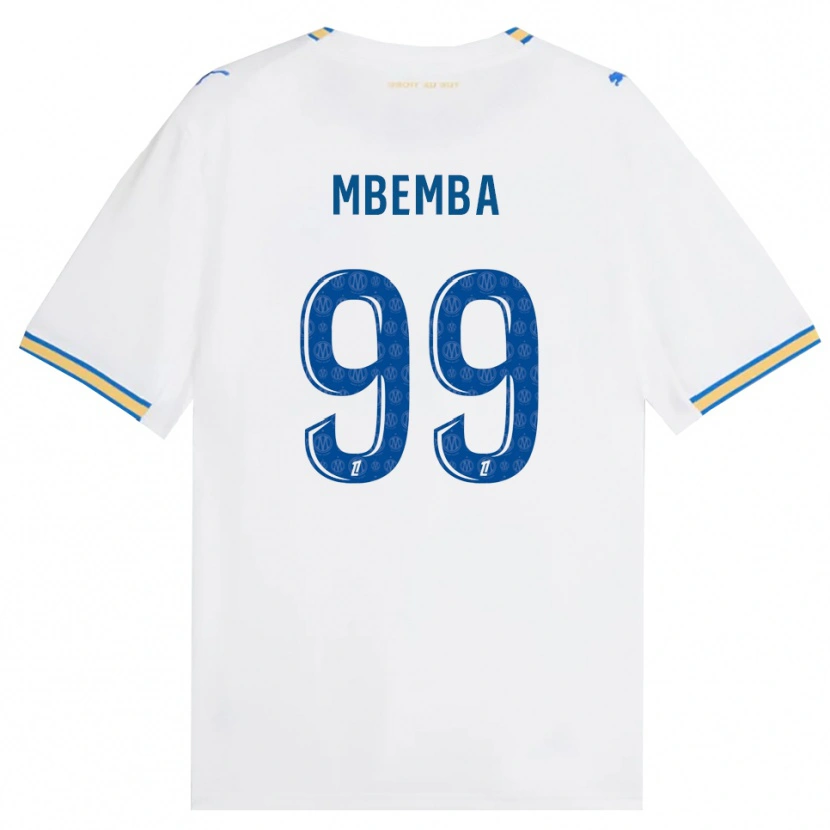 Danxen Män Chancel Mbemba #99 Dodgerblå Vit Hemmatröja Matchtröjor 2026/27 Tröjor T-Tröja
