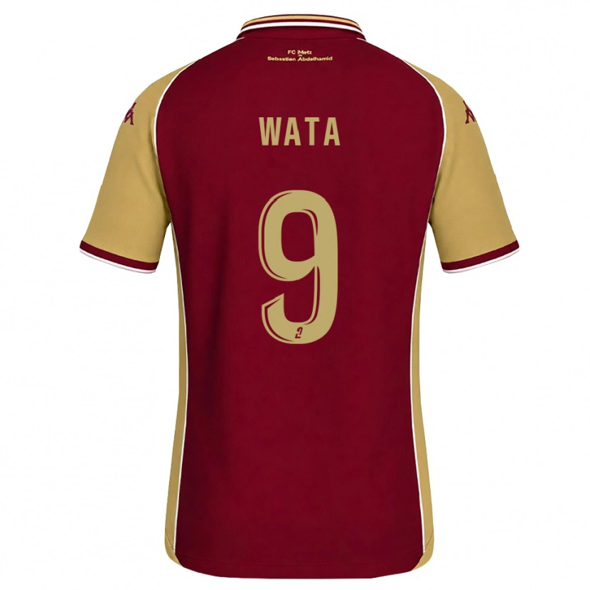 Danxen Män Xavier Wata #9 Guldbrun Mörkröd Hemmatröja Matchtröjor 2026/27 Tröjor T-Tröja