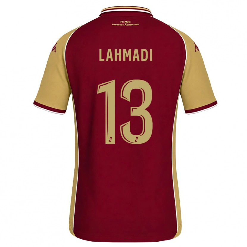 Danxen Män Mehdi Lahmadi #13 Guldbrun Mörkröd Hemmatröja Matchtröjor 2026/27 Tröjor T-Tröja